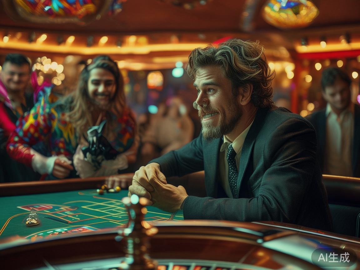 比如，有一位玩家在轮盘赌中一直抱着一股“必赢”的信