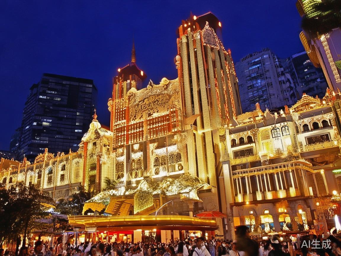 在璀璨的灯火与繁忙的人流中，澳门作为世界著名的赌城